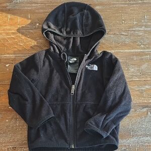 The North Face Kids Black Zip-Up Hoodie